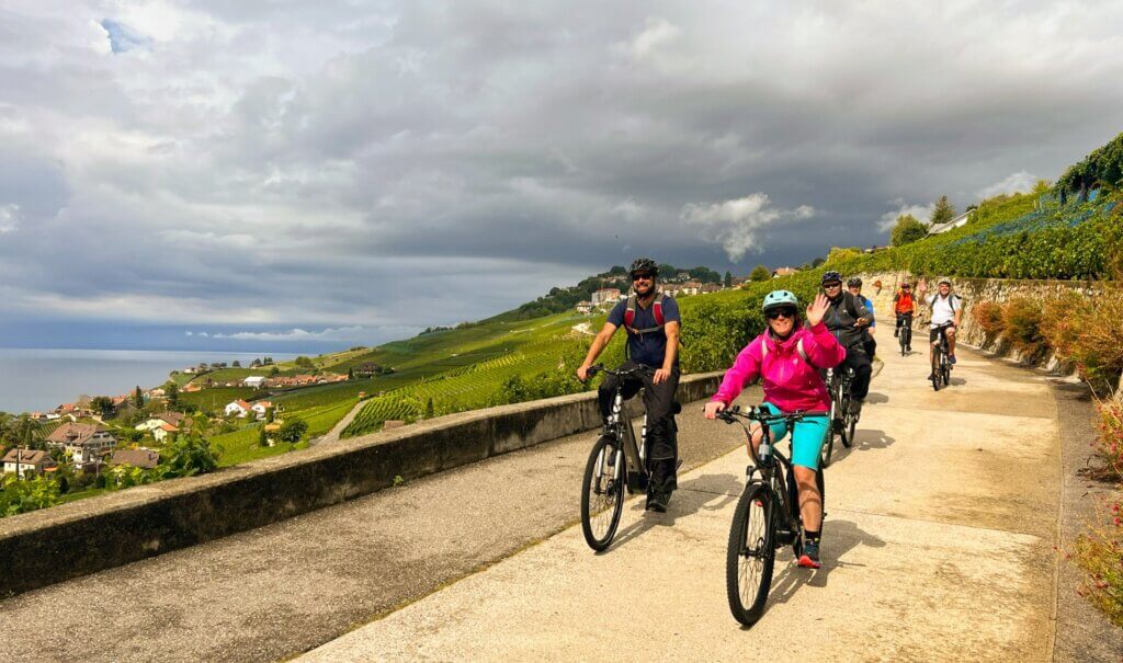 FROX News Team-Event Vevey Lavaux Genfersee E-Bike-Tour FROX AG